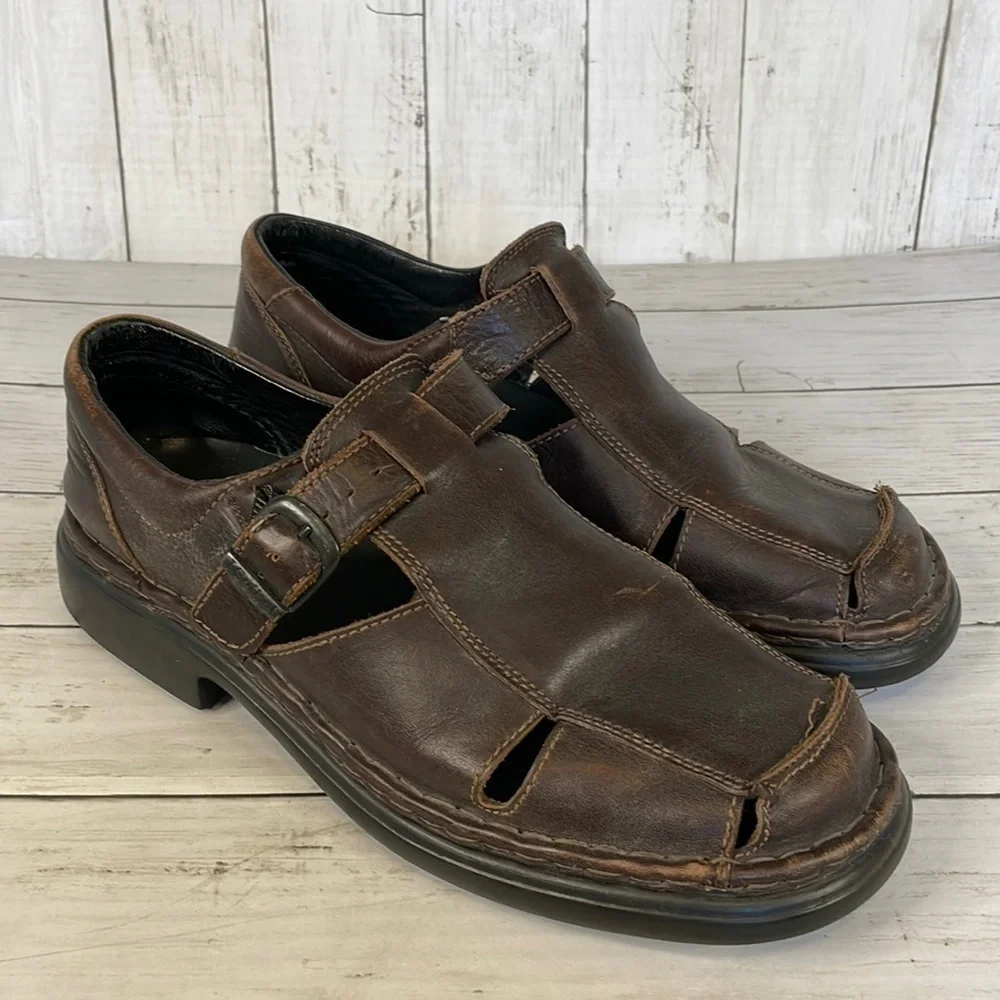 Josef Seibel Brown Fisherman Sandals